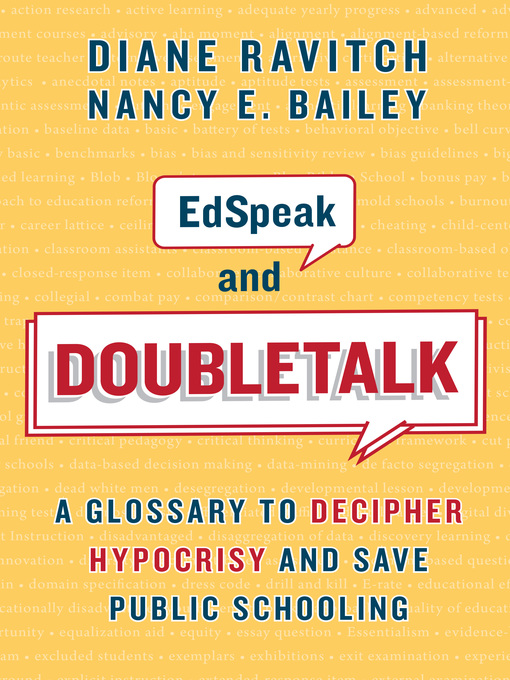 Title details for EdSpeak and Doubletalk by Diane Ravitch - Available